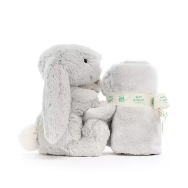 Jellycat - Nusseklud Bashful Silver Bunny