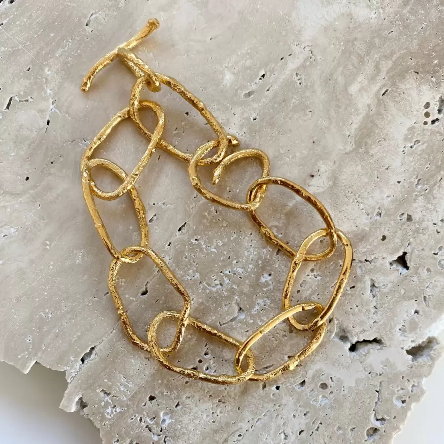 Sisse Dinesen - Armbånd Grace, Forgyldt