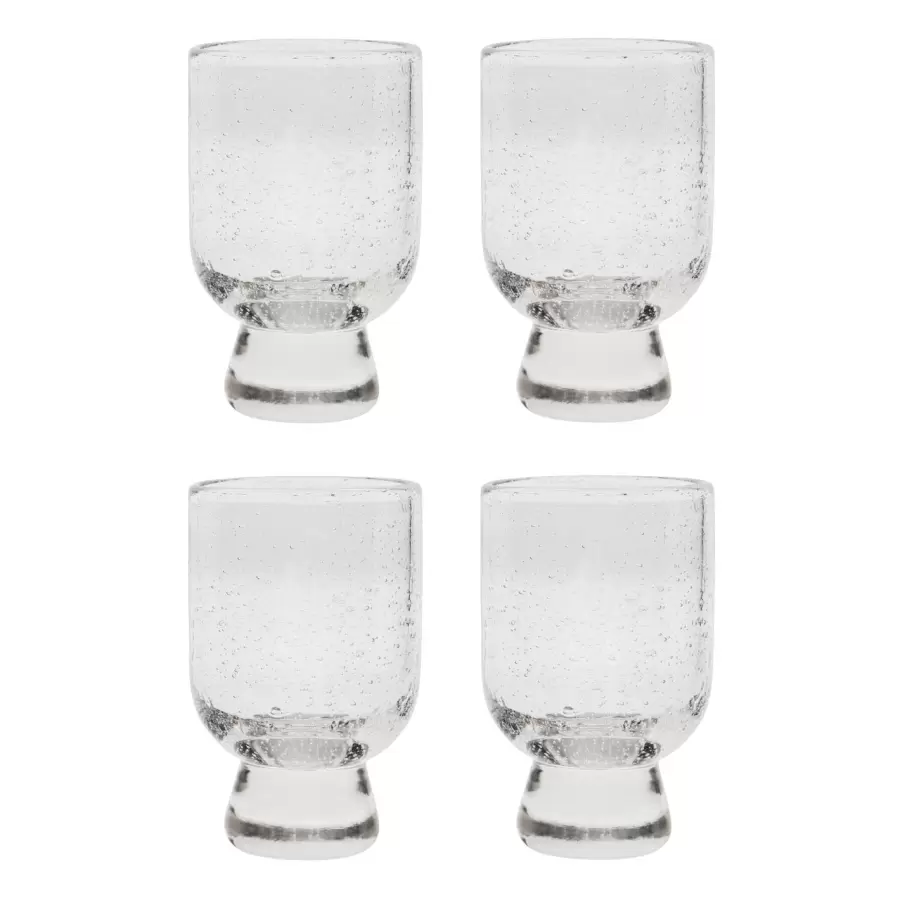 House Doctor - 4 stk. i sampak Glas Rich, Clear