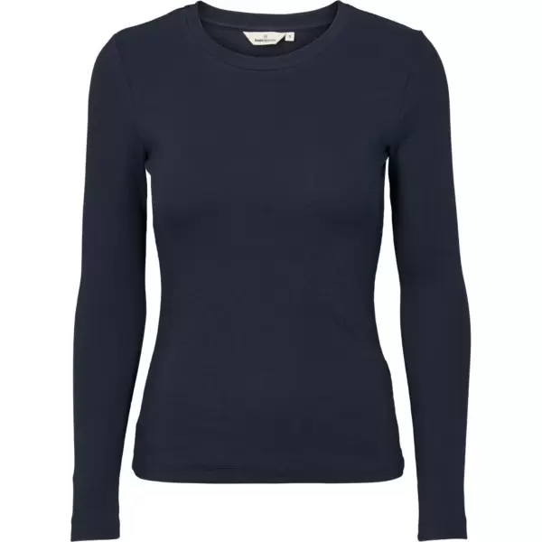 Basic Apparel - Ludmilla LS Tee, Sky Captain