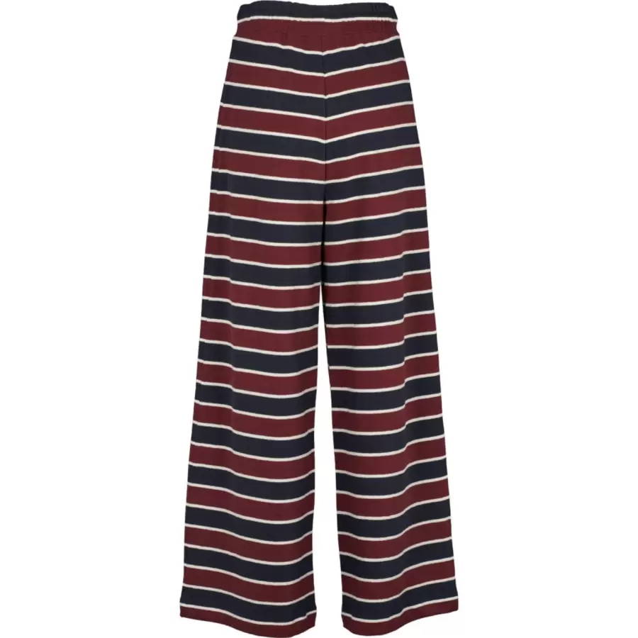 Basic Apparel - Anneli Pants, Bordeaux/sky captain