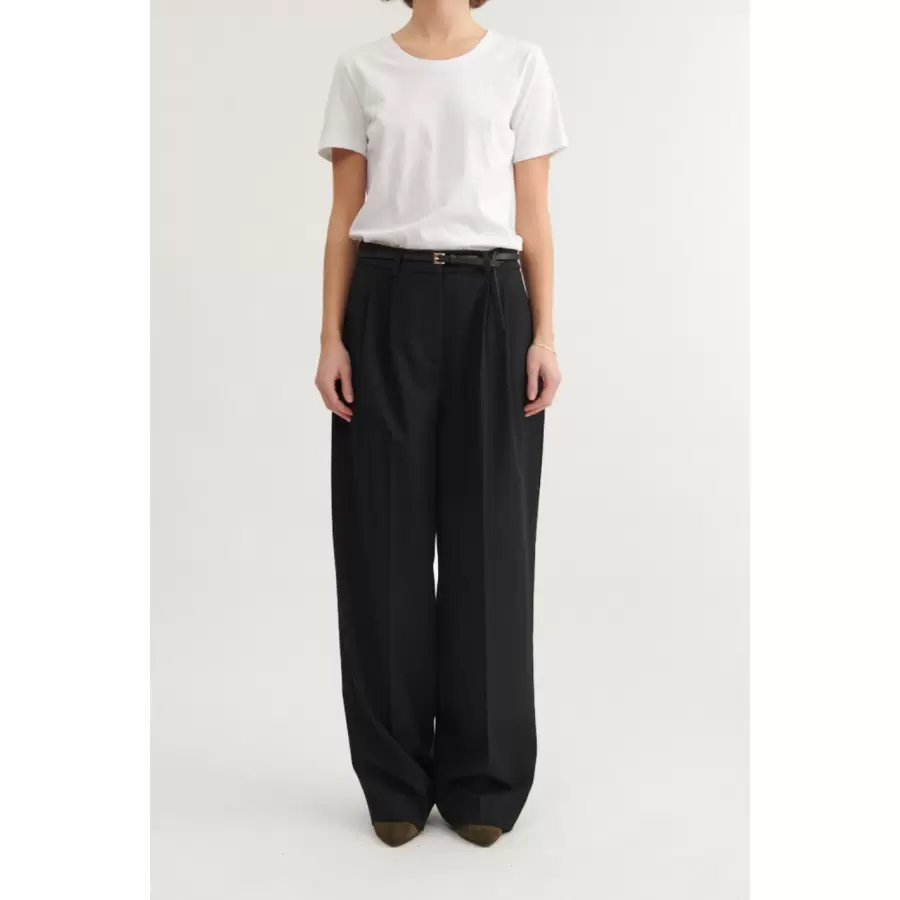 Basic Apparel - Marjorie Pants, Sort