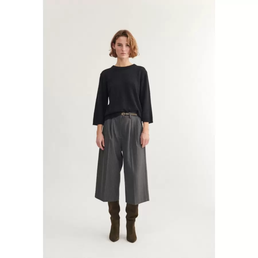 Basic Apparel - Marjorie Shorts, Grey melange/birch