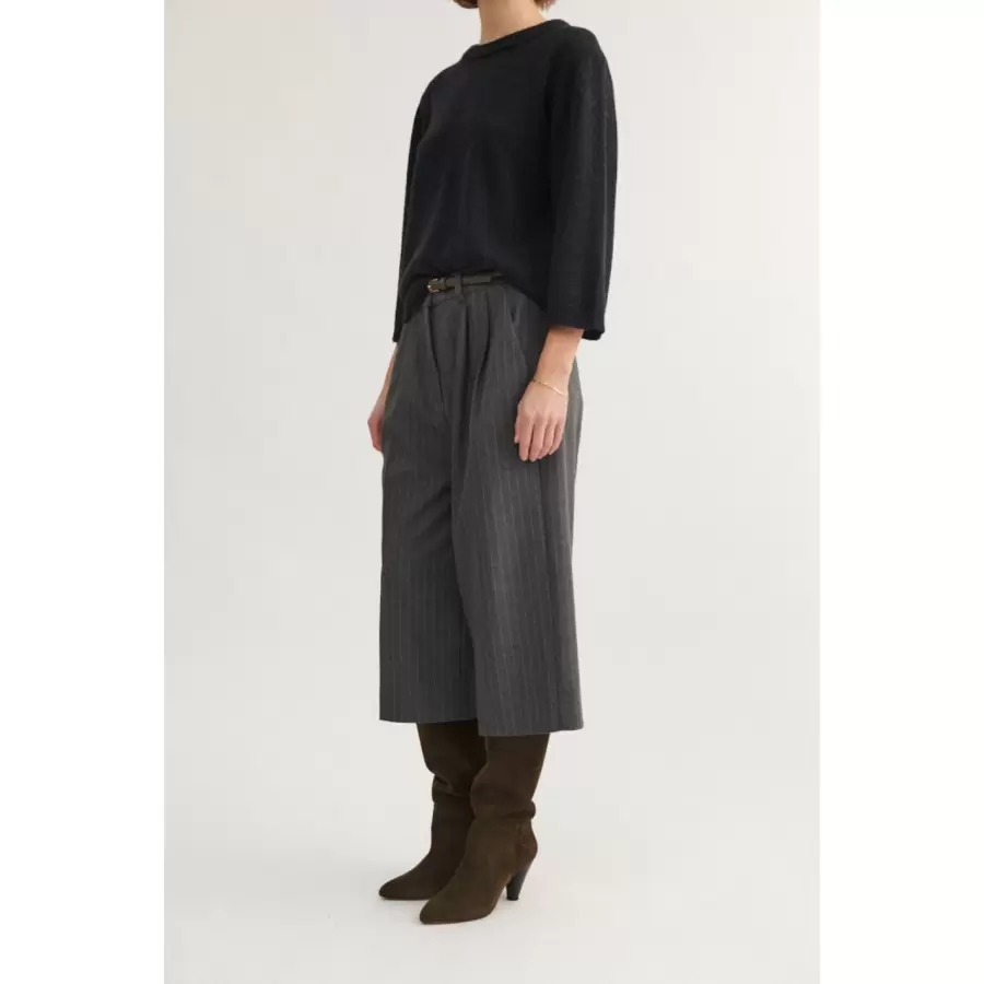 Basic Apparel - Marjorie Shorts, Grey melange/birch