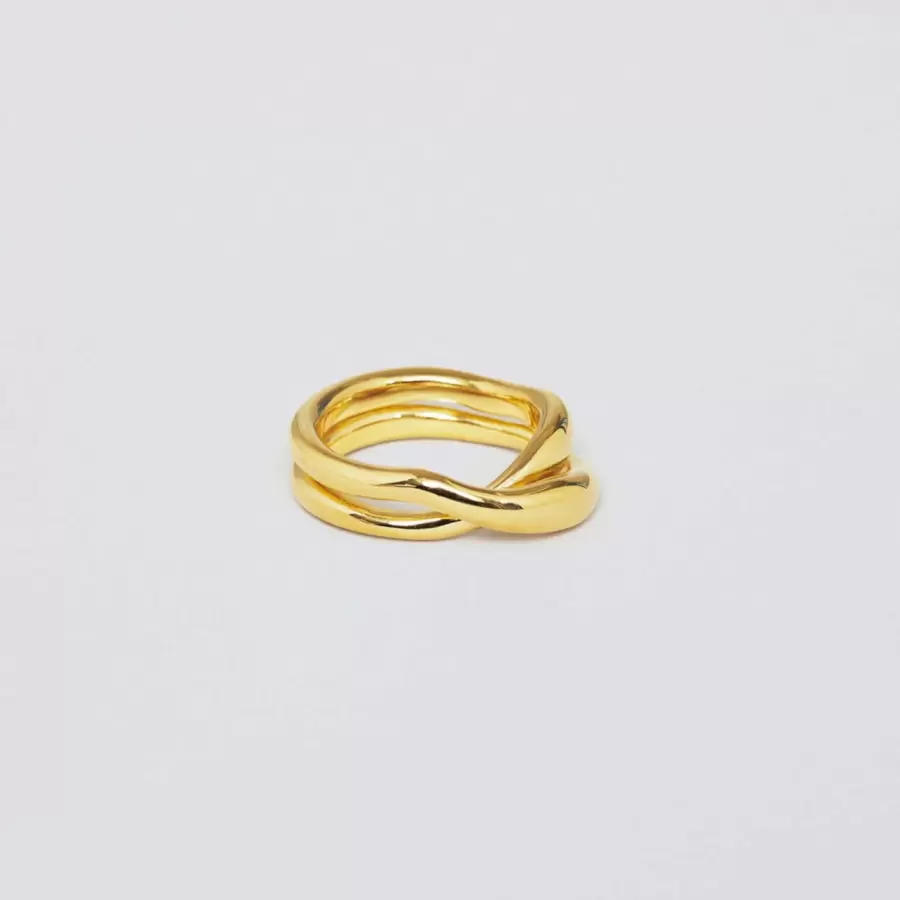 Trine Tuxen - Ring Cecilia, Forgyldt