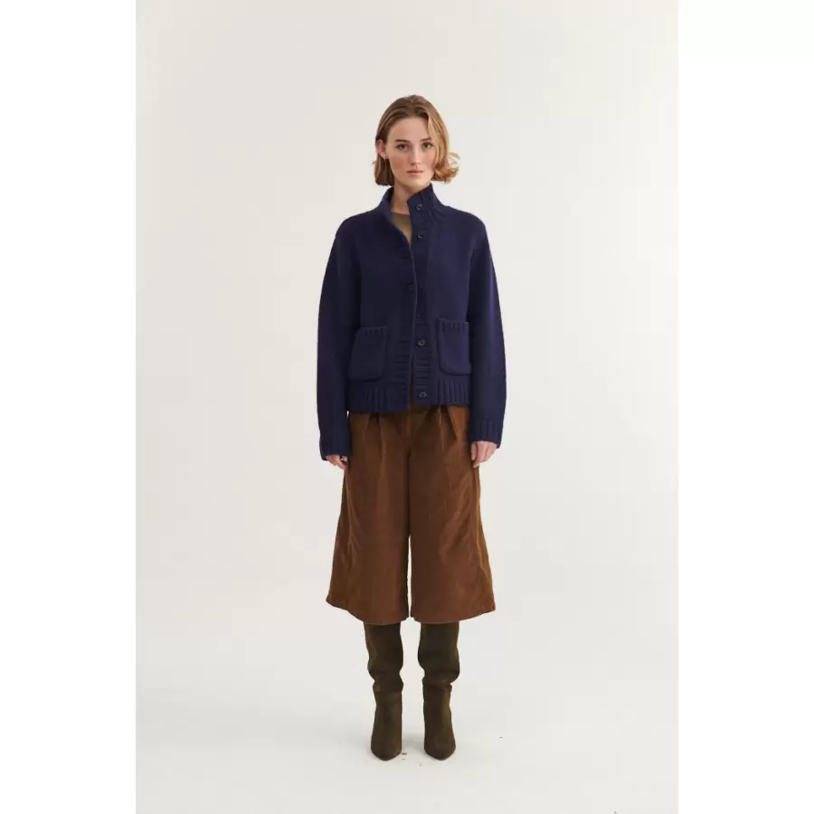 Basic Apparel - Blanche Cardigan Sky Caption 