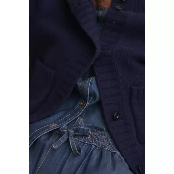 Basic Apparel - Blanche Cardigan, Sky Captain 