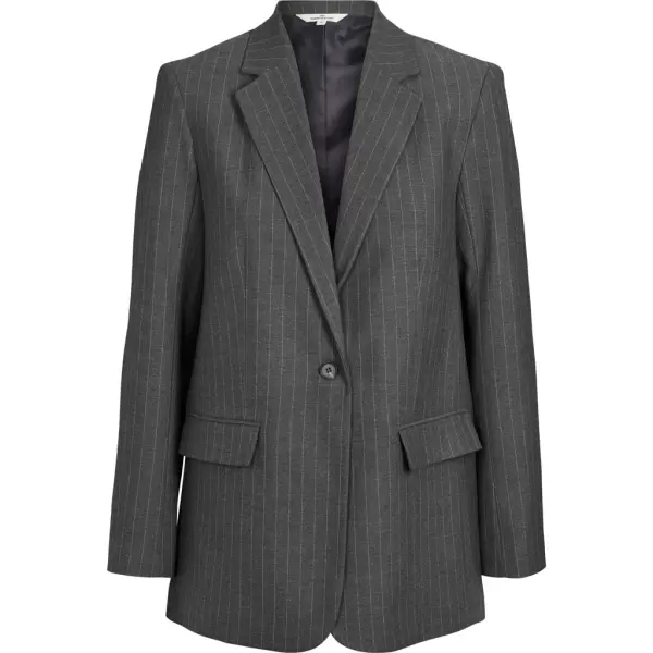 Basic Apparel - Marjorie Blazer, Grey/birch