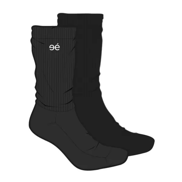 esmé studios - ESMei Socks 2-pak - Black / Snow White
