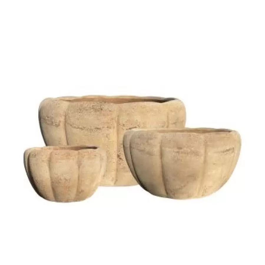 B Green - Gertrud - antik terracotta, den mellemste Ø31x15, Hent-selv vare, Sendes ikke
