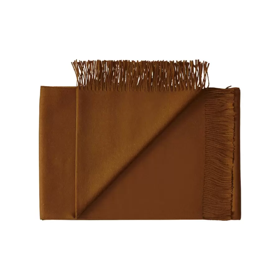 Silkeborg Uldspinderi - Plaid Lima, Caramel 130*200