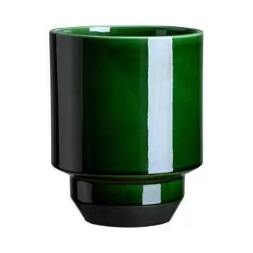 Bergs Potter - Ø:21 The Hoff Pot Glaseret, Emerald Green 