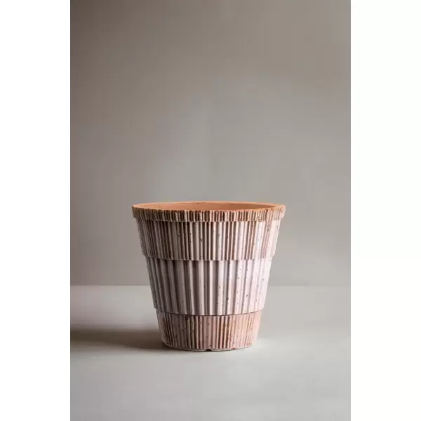 Bergs Potter - Atlas RAW Rosa, Ø 21 cm, Sæt (inkl. underskål)