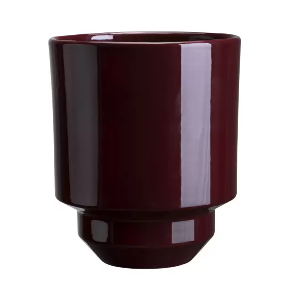 Bergs Potter - Ø:18 Krukke The Hoff Glaseret, Deep Burgundy 