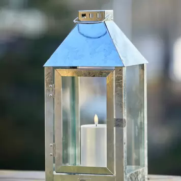 A2 Living - Lanterne Galvaniseret, Midi 19*19*42,5