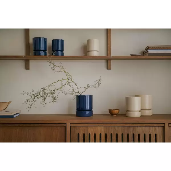 Bergs Potter - Ø:14 Krukke The Hoff Pot Glaseret, Sandstone