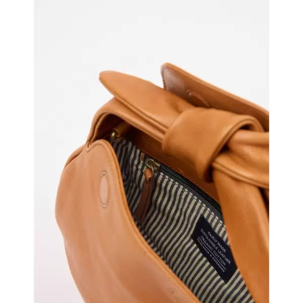 O My Bag - Crossbody Coco Croissant Soft Grain Leather, Wild Oak