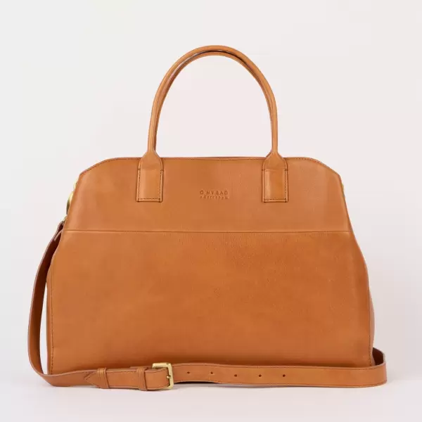 O My Bag - Arbejdstaske Rita Soft Grain Leather, Wild Oak