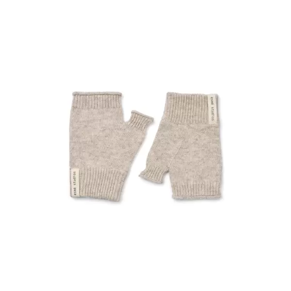 esmé studios - Elida Fingerless Gloves, Sand Melange