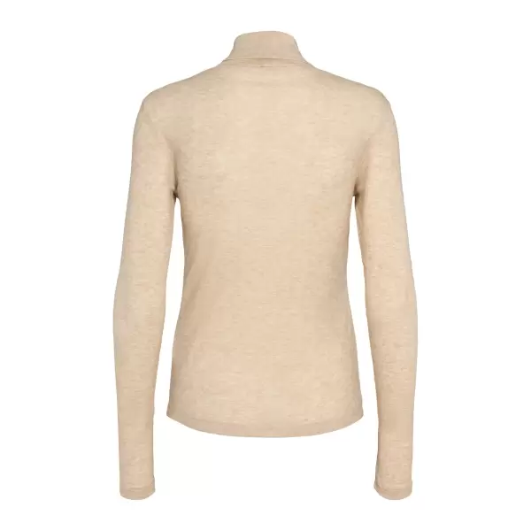 esmé studios - Ellia Roll Neck top, Wood Ash Melange