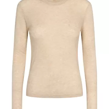 esmé studios - Ellia LS Top, Wood Ash Melange