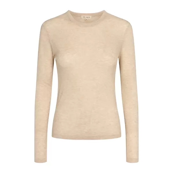 esmé studios - Ellia LS Top, Wood Ash Melange