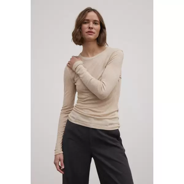 esmé studios - Ellia LS Top, Wood Ash