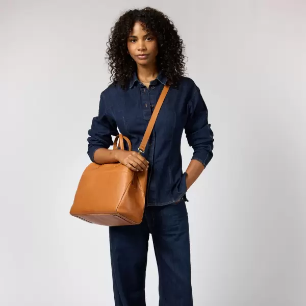 O My Bag - Arbejdstaske Rita Soft Grain Leather, Wild Oak