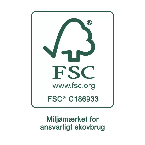 INCADO - Ramme 50x70 FSC, Lakridsfarvet - hent-selv