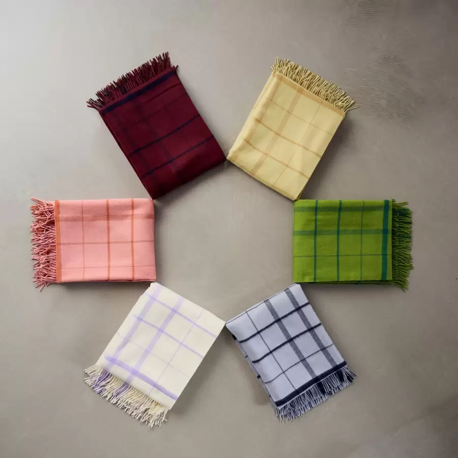 Silkeborg Uldspinderi - Plaid Warp & Weft 130*190, Fl. farver