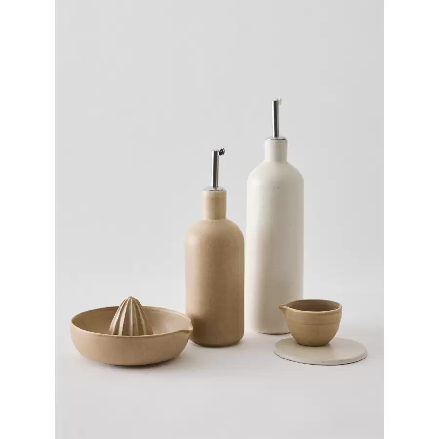 TELL ME MORE - Olie/eddike-flaske Palermo Small, Sand
