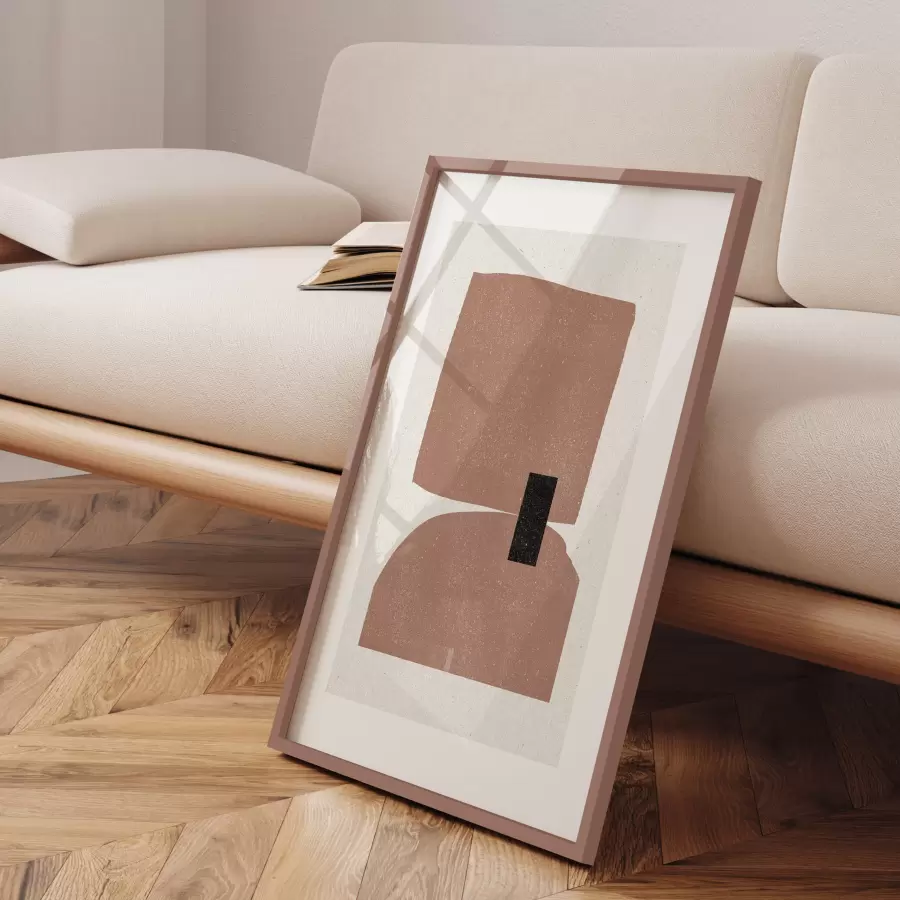 INCADO - A3 ramme 29x42 cm. Slim Mokka brun