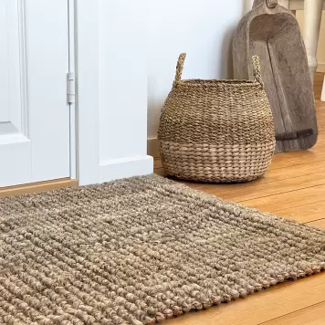 dixie - Dørmåtte Julia, jute 90x60 cm. - Flere farver - vælg i dropdown