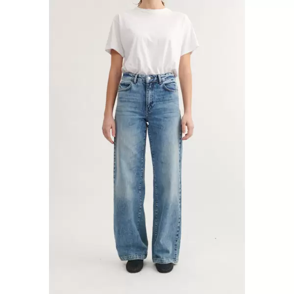 Basic Apparel - Enya Jeans, Stone washed denim