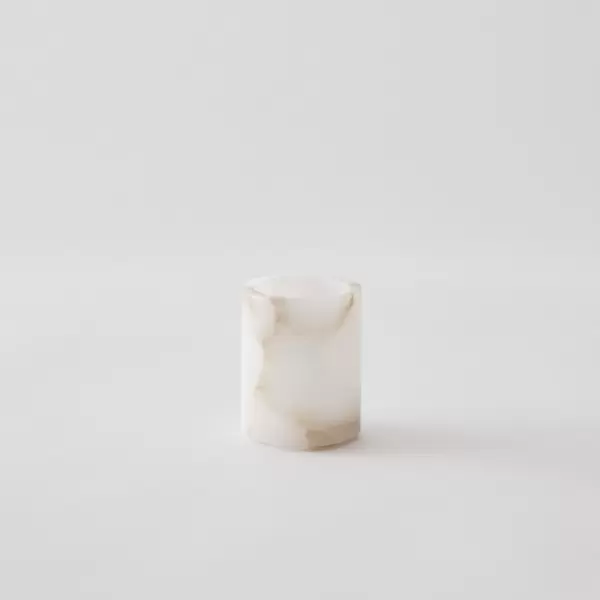 TELL ME MORE - Alabaster Lysestage, X-small