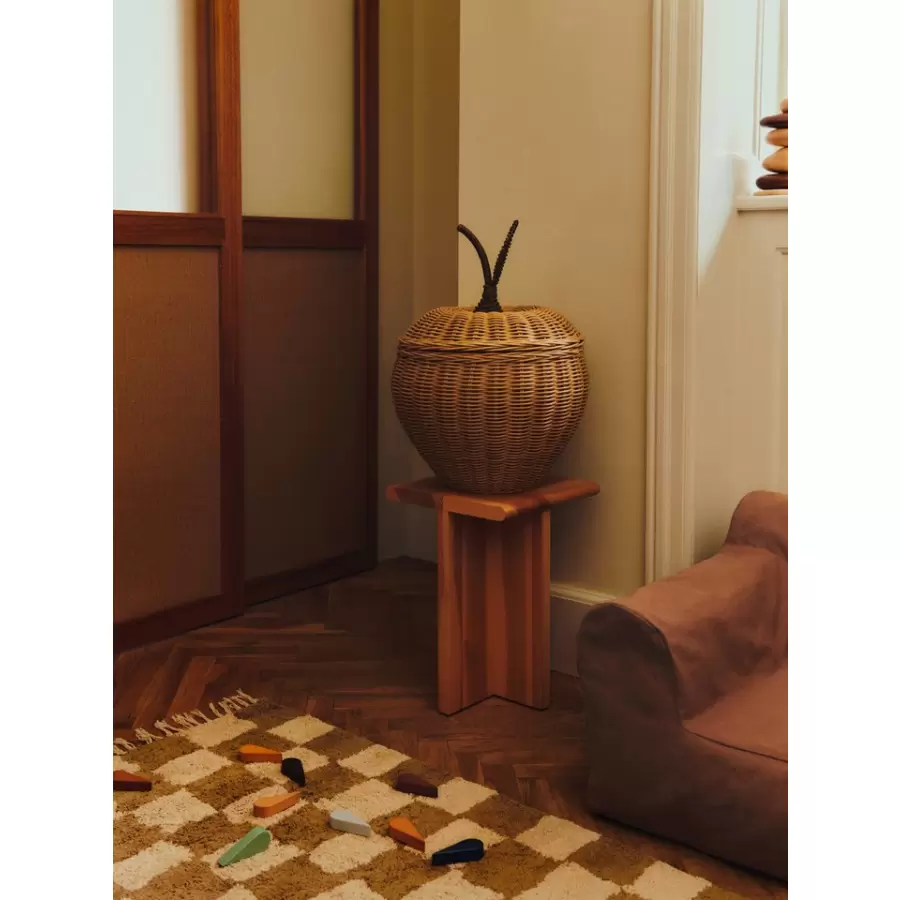 ferm LIVING - Mara vaskbart tæppe, Tan/Warm Sand 90*150