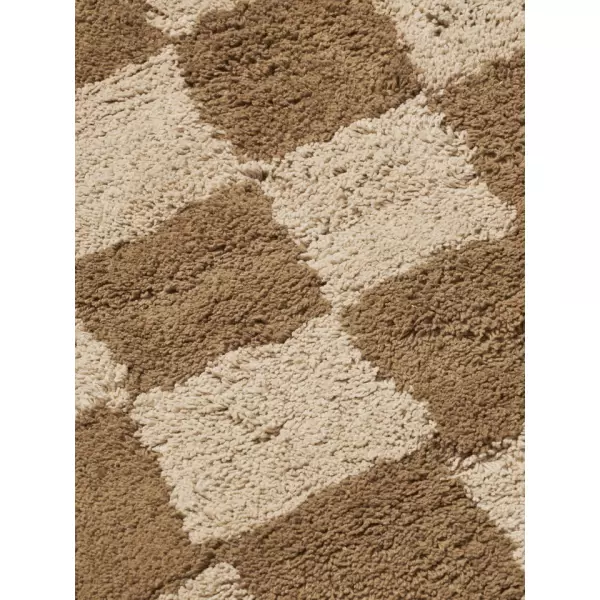ferm LIVING - Mara vaskbart tæppe, Tan/Warm Sand 90*150
