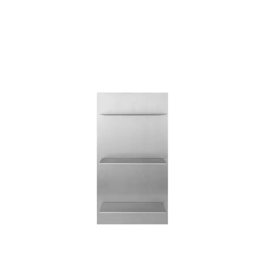 ferm LIVING - Lager Wall Shelf - Triple Small - Aluminium