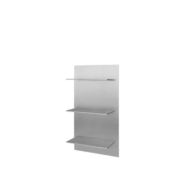 ferm LIVING - Lager Wall Shelf - Triple Small - Aluminium