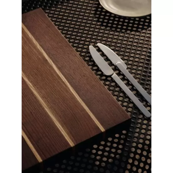 ferm LIVING - Stelo Bestik- Sæt med 4 dele - Brushed Stainless Steel