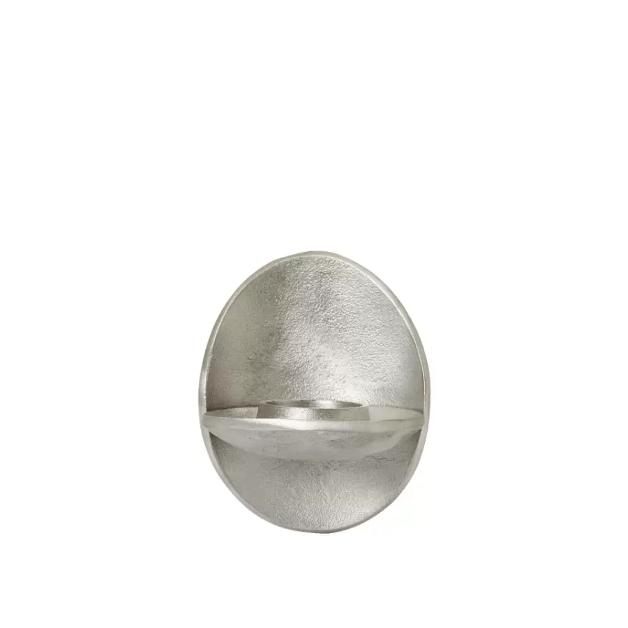 ferm LIVING - Agapé fyrfads væg-lysestage recycled Aluminium