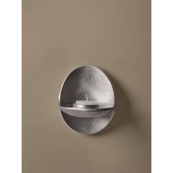 ferm LIVING - Agapé fyrfads væg-lysestage recycled Aluminium