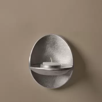 Ferm Living - Agapé Væglysestage, Fyrfadslys Sølvfinish Ferm Living - Agapé Væglysestage, Fyrfadslys Sølvfinish