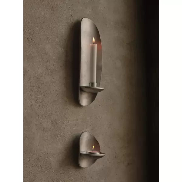 ferm LIVING - Agapé Wall Candle Holder - recycled Aluminium