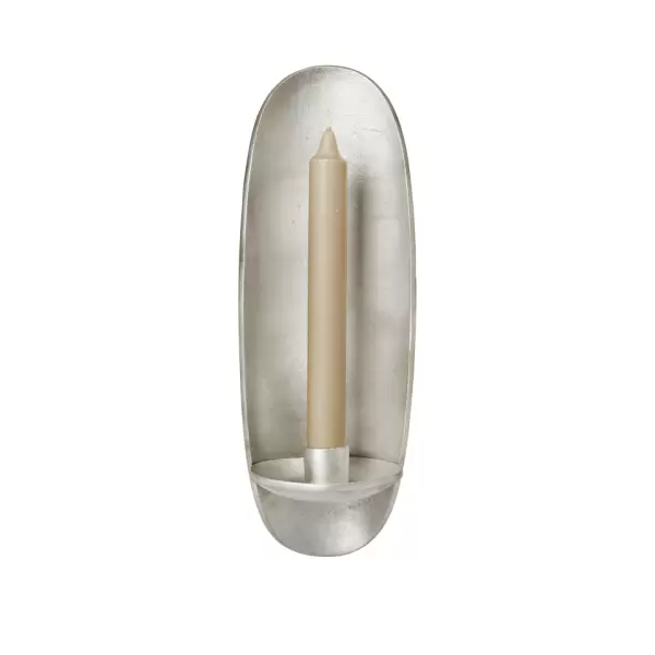 ferm LIVING - Agapé Væglysestage, Kronelys Sølvfinish ferm LIVING - Agapé Væglysestage, Kronelys Sølvfinish