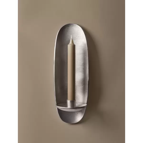 ferm LIVING - Agapé Wall Candle Holder - recycled Aluminium