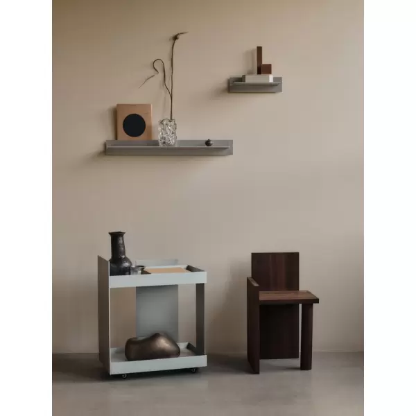ferm LIVING - Lager væghylde - Single - 35 cm - Aluminium