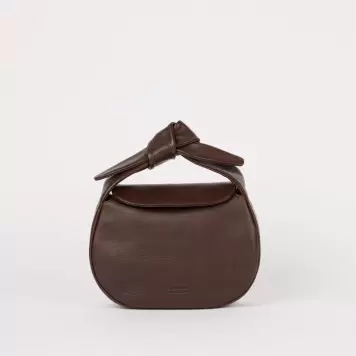 O My Bag - Crossbody Coco Croissant Soft Grain Leather, Chocolate O My Bag - Crossbody Coco Croissant Soft Grain Leather, Chocolate