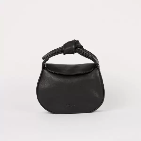 O My Bag - Crossbody Coco Croissant Soft Grain Leather, Black
