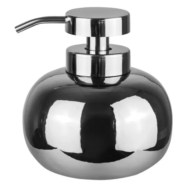 Mette Ditmer - LOTUS krom sæbedispenser, lav Ø11 x H13 cm, Chrome